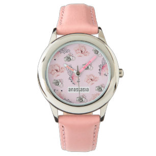 Montre Personnalisé Chic Floral