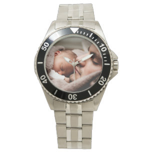 Montre Personnalisé Meilleur Papa Jamais, Photo