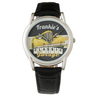 Montre Personnalisé | Votre nom | Garage de voiture class