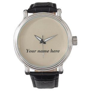 Montre Personnalisée Homme - Elégant Nom Personnal