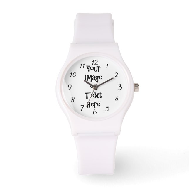 Montre Personnaliser avec images et texte personnalisés (Recto)