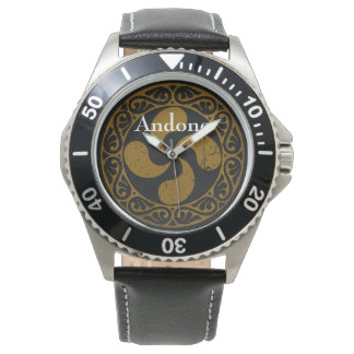 Montre Personnaliser, basque en bronze en détresse Laubur