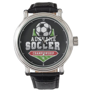 Montre Personnaliser Football AJOUTER TEXTE Varsity Team 