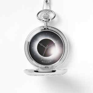 Montre Personnaliser la poche Total Solar Eclipse 2024