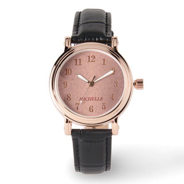 Montre Personnaliser - Rose Gold (Recto)