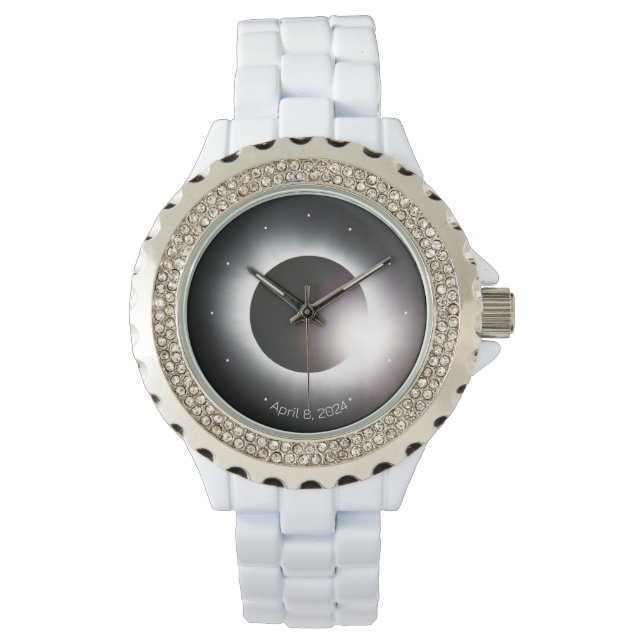 Montre Personnaliser Total Solar Eclipse 2024 femmes (devant)