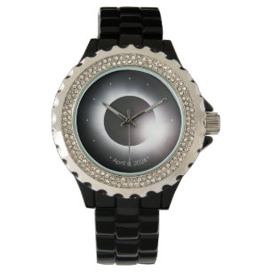 Montre Personnaliser Total Solar Eclipse 2024 femmes
