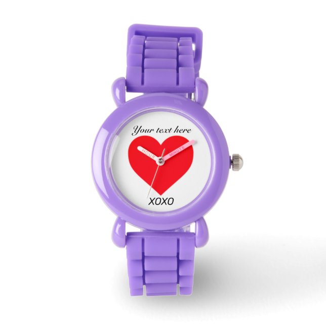 Montre Personnaliser XOXO HEART (Recto)
