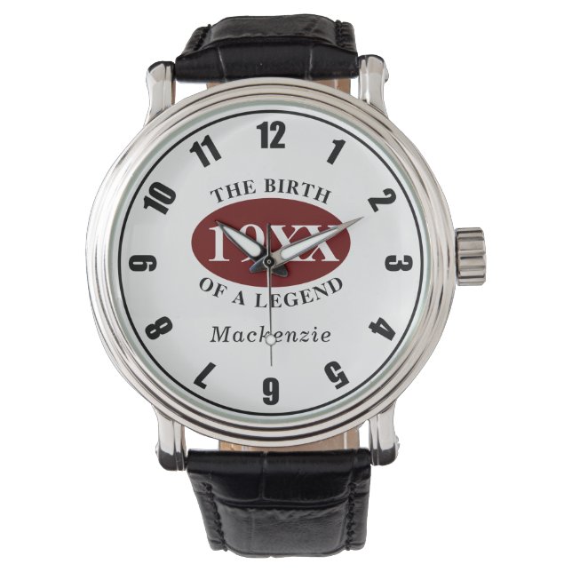 Montre Personnalized 50th Birthday (devant)