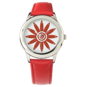 Montre Pétales Fleurs Rouges Fleur Fraîche Fleur Fraîche
