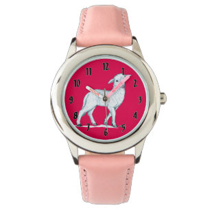 Montre Petit agneau blanc