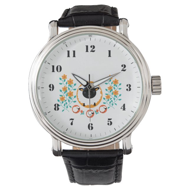 Montre Petit Blackface écossais (devant)