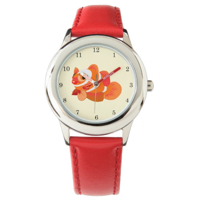 Montre Petit cadeau Gold Fish Watch (devant)