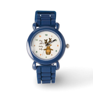 Montre Petit cerf brun
