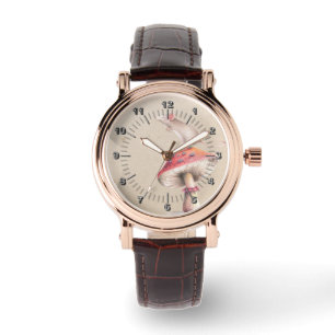 Montre Petit champignon de rouge de souris