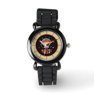 Montre Petit garçon avec de la musique