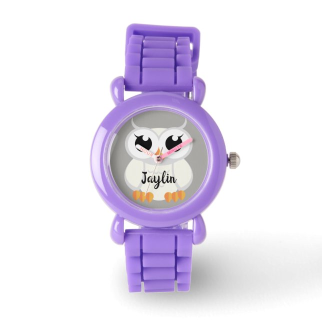 Montre "Petite Chouette Blanche" (Recto)