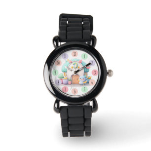 Montre Petite maison avec enfant dragon