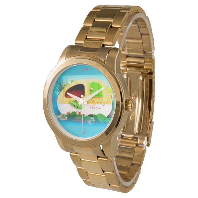 Montre petite maison caravane gypsy (Incliné)