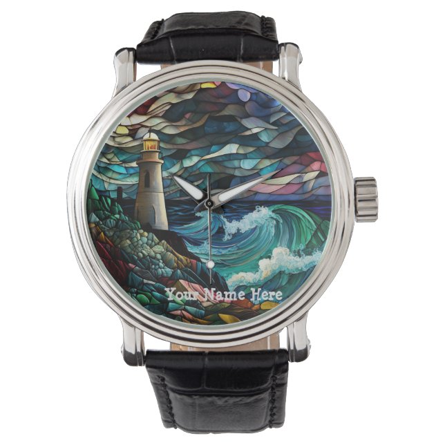 Montre Phare en verre tendu (devant)