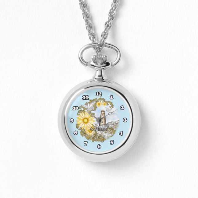 Montre Phare Jaune Daisy (Recto)