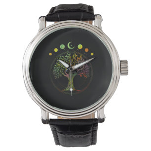 Montre Phases de l'arbre de vie de la lune