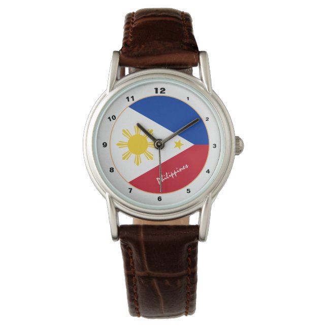 Montre Philippine Flag & Philippines mode / design (devant)