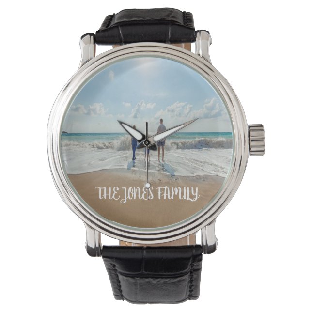 Montre Photo de famille personnalisée (devant)