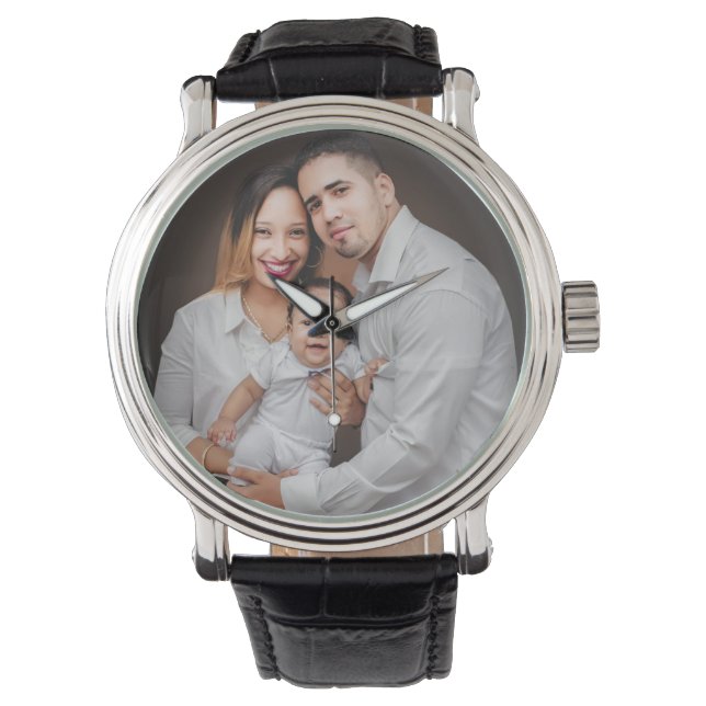Montre Photo de famille personnalisée personnalisée perso (devant)