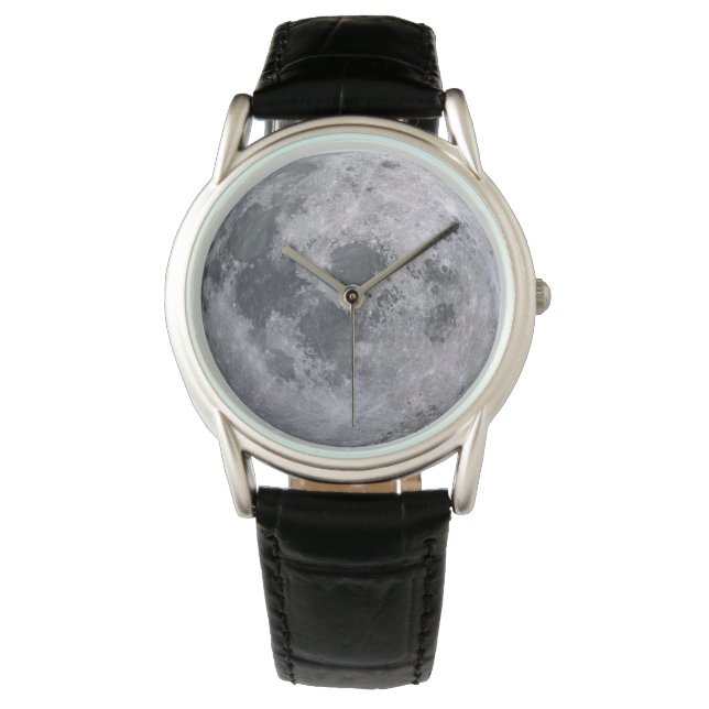 Montre Photo de lune grise (devant)