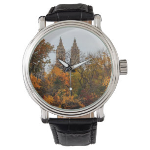 Montre Photo de paysage d'automne de chute de Central