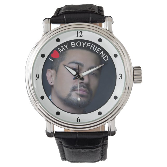 Montre Photo Homme, I Love Wife Enfants | Styles d (devant)