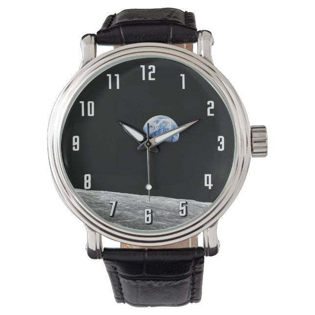 Montre Photo Orbite lunaire Apollo 8 de la NASA (devant)