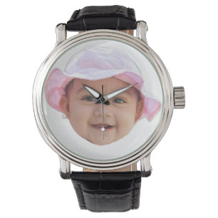 Montre Photo personnalisé de bébé, visage de bébé photo