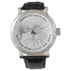 Montre photo personnalisée avec message personnali