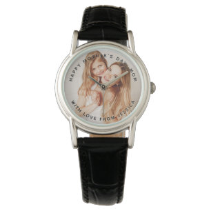 Montre photo personnalisée avec message personnali