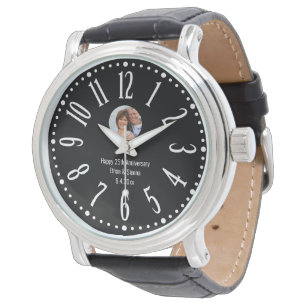Montre photo personnalisée moderne