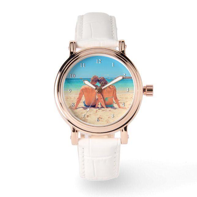 Montre Photo personnalisée Regardez vos photos (Recto)