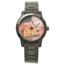 Montre photo, silhouette homme