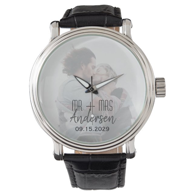 Montre Photos de mariage personnalisées pour les jeunes m (devant)