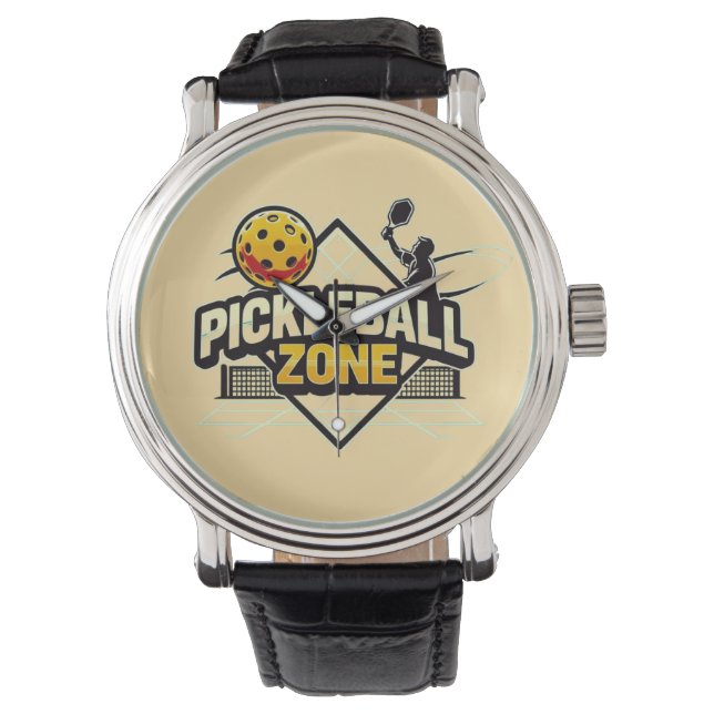 Montre Pickleball Zone - Parfait pour les joueurs passion (devant)