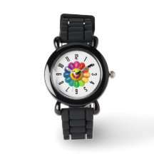 PickleKids™ Rainbow Flower Regarder noir