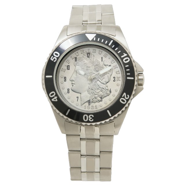 MONTRE PIÈCE D'ARGENT (RÉPLIQUE) (devant)