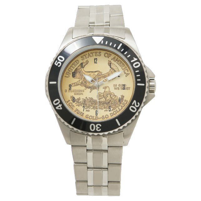MONTRE PIÈCE D'OR (RÉPLIQUE) (devant)