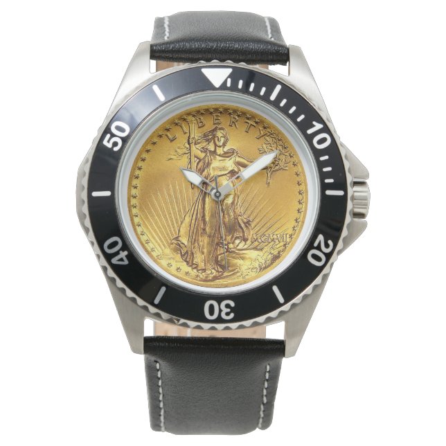 Montre Pièce réplique Double Eagle de 20 $ (devant)