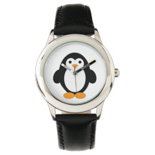 Montre Pingouin à caricature mignonne