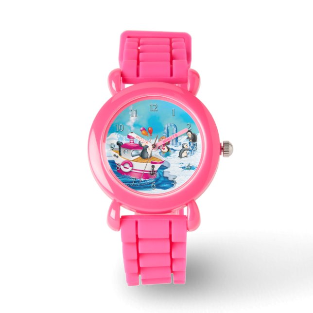 Montre pingouins en Antarctique (Recto)