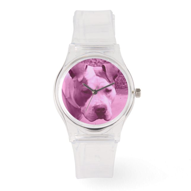 Montre Pink Pit Bull Watch (Recto)
