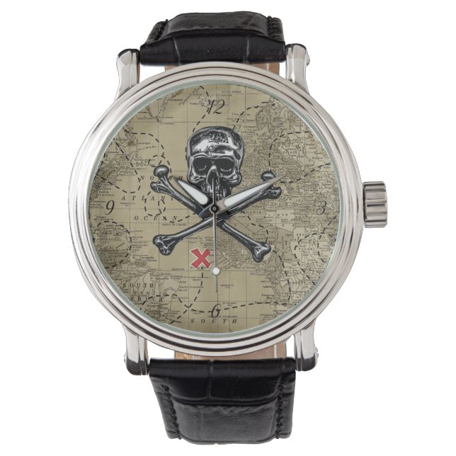 Montre Pirate Map Watch (devant)