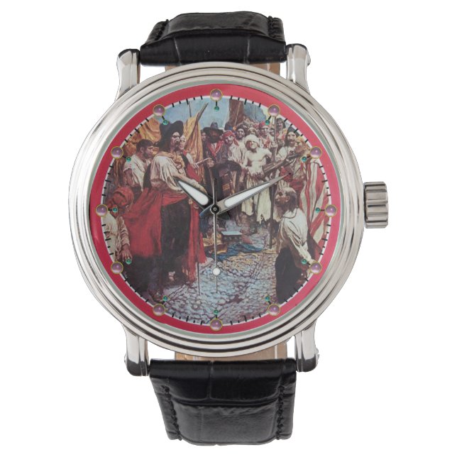 MONTRE PIRATES CARAÏBES (devant)